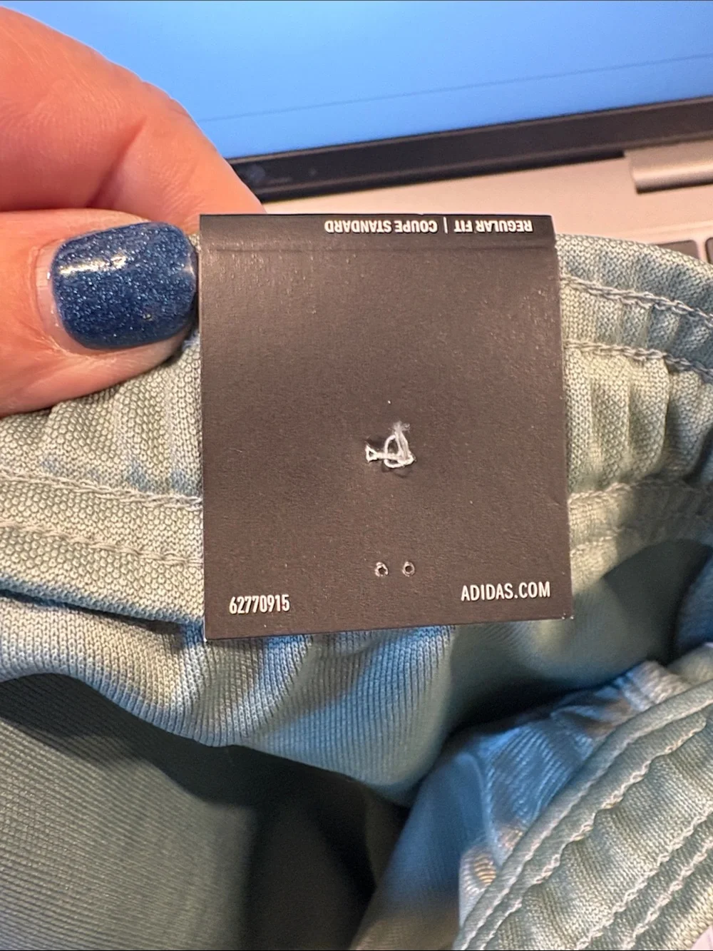 adidas Light Sage Green Joggers with White Side Stripes